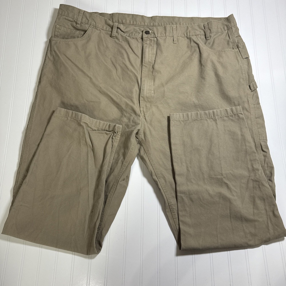Berne Workwear Pants Mens 54x34 Canvas Utility‎ Carpenter Pockets Durable Work